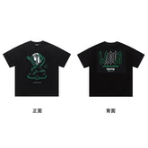 Trapstar short-sleeved T-shirt summer 2025 new letter print men and women casual loose round neck European and American trendy ins (24)