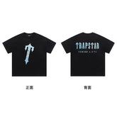 Trapstar short-sleeved T-shirt summer 2025 new letter print men and women casual loose round neck European and American trendy ins (15)