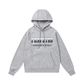 Trapstar autumn and winter casual sports suit hooded sweatshirt pants pullover simple letter drawstring top pants (53)