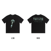 Trapstar short-sleeved T-shirt summer 2025 new letter print men and women casual loose round neck European and American trendy ins (8)