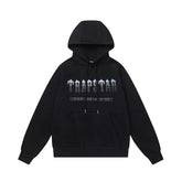 Trapstar autumn and winter casual sports suit hooded sweatshirt pants pullover simple letter drawstring top pants (52)