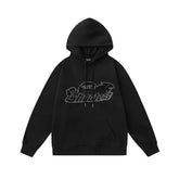Trapstar autumn and winter casual sports suit hooded sweatshirt pants pullover simple letter drawstring top pants (43)