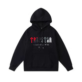 Trapstar autumn and winter casual sports suit hooded sweatshirt pants pullover simple letter drawstring top pants (13)