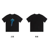 Trapstar short-sleeved T-shirt summer 2025 new letter print men and women casual loose round neck European and American trendy ins (10)