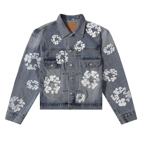 Denim Tears All‑Over Floral Print Streetwear Jacket