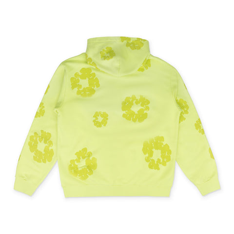 Denim Tears Neon Green Mono Wreath Hoodie