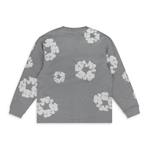 Denim Tears Grey Cotton Wreath LS T-Shirt