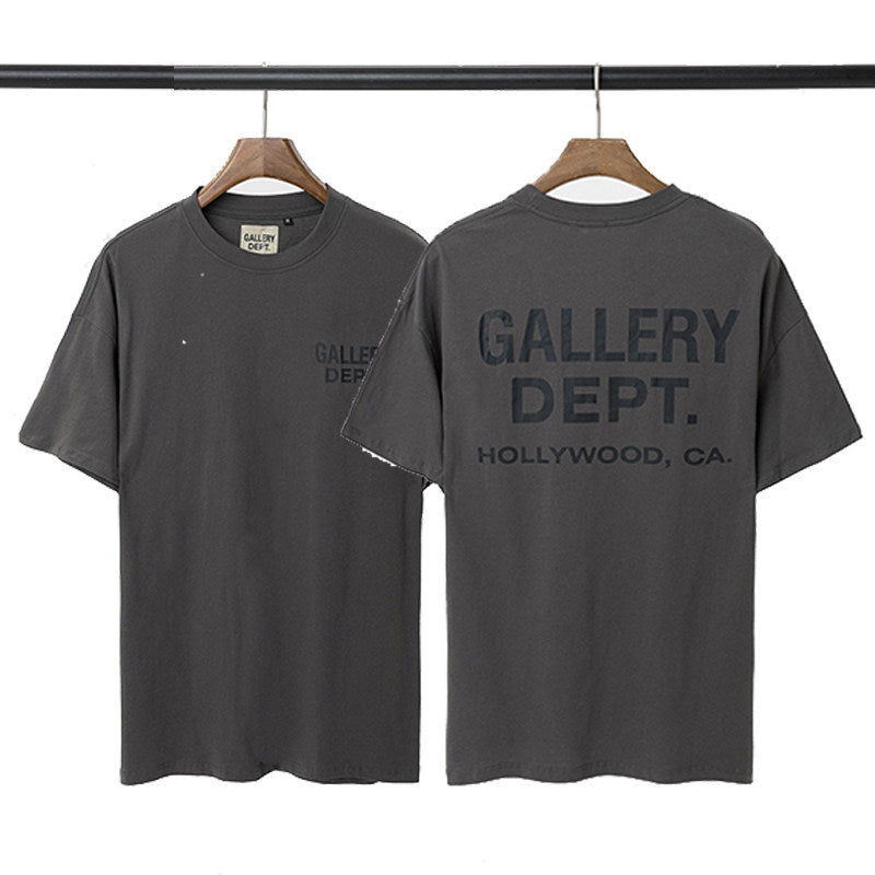 GALLERY DEPT HOLLYWOOD CA DARK GREY LOGO TEE