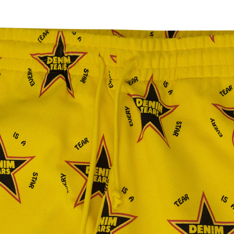 Denim Tears Yellow Every Tear Is A Star All Over Sweatpants