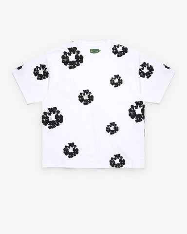 Denim Tears - Men's Cotton Wreath Tall Tee - (White)