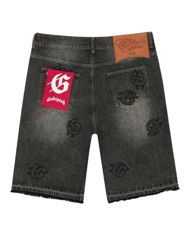 Godspeed Infinity Denim Shorts Black Boom
