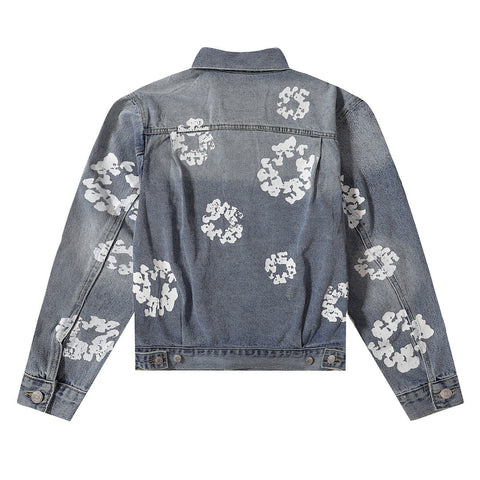 Denim Tears All‑Over Floral Print Streetwear Jacket