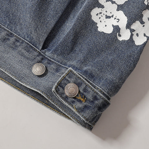 Denim Tears All‑Over Floral Print Streetwear Jacket