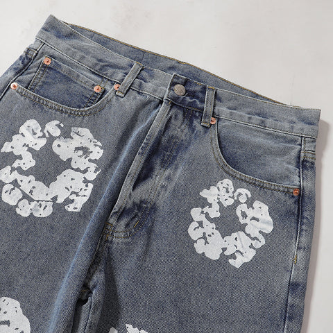 Denim Tears Cotton Wreath Blue Denim Jeans