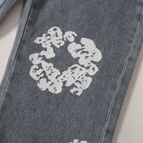 Denim Tears Cotton Wreath Blue Denim Jeans