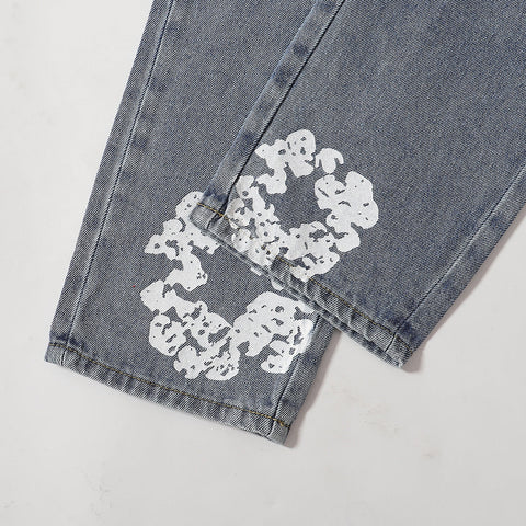 Denim Tears Cotton Wreath Blue Denim Jeans