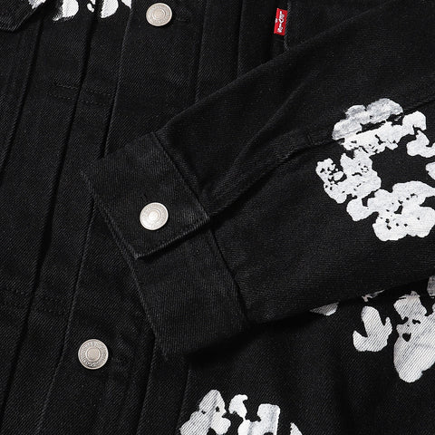 Denim Tears Black Denim Trucker Jacket