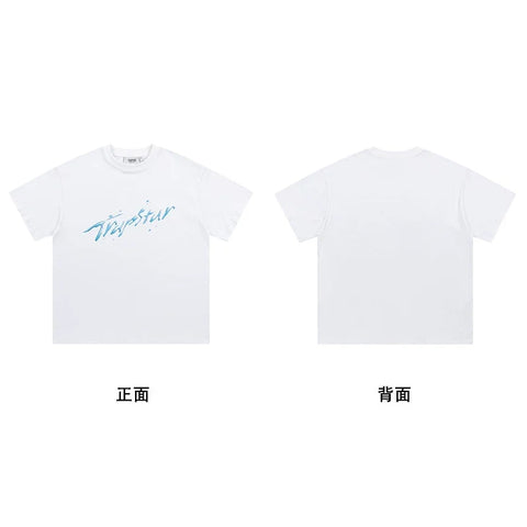 Trapstar short-sleeved T-shirt summer 2025 new letter print men and women casual loose round neck European and American trendy ins (29)