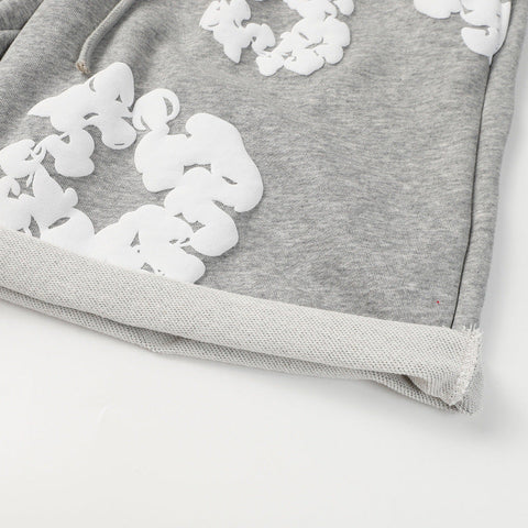 Denim Tears Grey Cotton Sweat Shorts