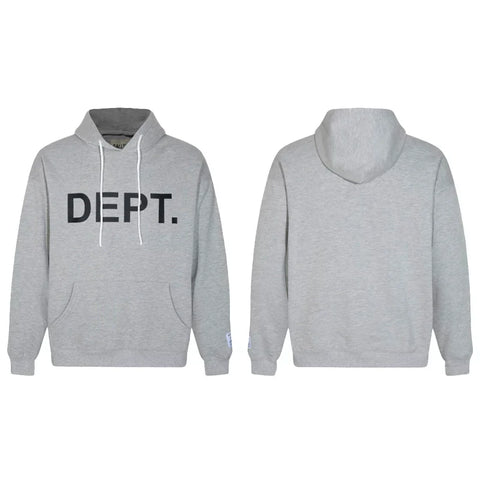 GALLERY DEPT DEPT GOLD LOGO HOODIE BLACK