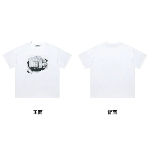 Trapstar short-sleeved T-shirt summer 2025 new letter print men and women casual loose round neck European and American trendy ins (42)