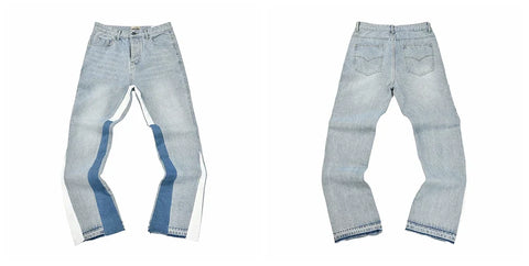 Gallery Dept Spliced Side‑Panel Washed Jeans