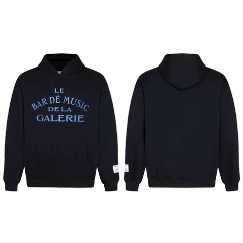 GALLERY DEPT LE BAR DE MUSIC HOODIE BLACK