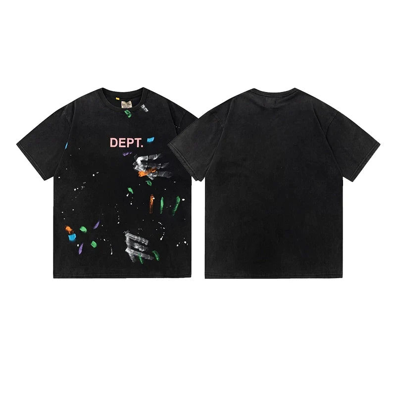 GALLERY DEPT PAINT SPLATTER HAND VINTAGE WASH TEE