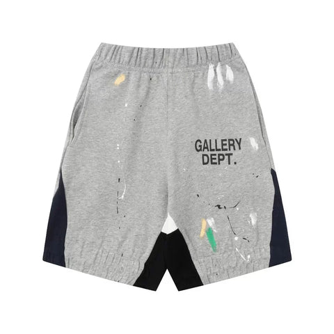 GALLERY DEPT PAINT SPLATTER PRINT HEATHER GRAY SHORTS