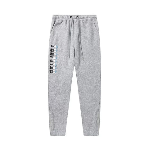 Trapstar autumn and winter casual sports suit hooded sweatshirt pants pullover simple letter drawstring top pants (53)