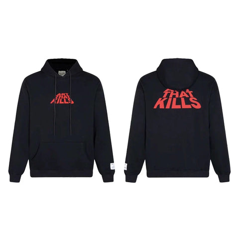 GALLERY DEPT ART THAT KILLS RED HOODIE BLACK