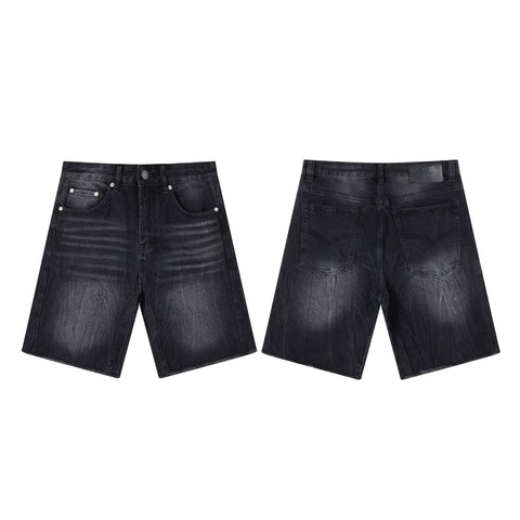 GALLERY DEPT WASHED BLACK DENIM JORT SHORTS