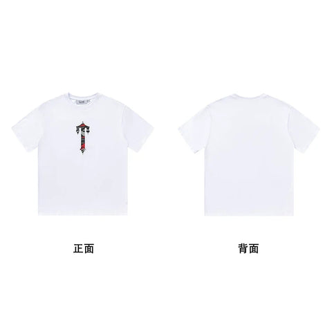 Trapstar short-sleeved T-shirt summer 2025 new letter print men and women casual loose round neck European and American trendy ins (5)
