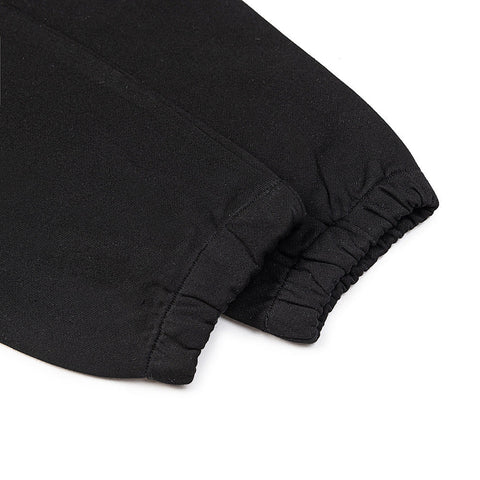 Denim Tears Black Floral Graphic Print Jogger Sweatpants