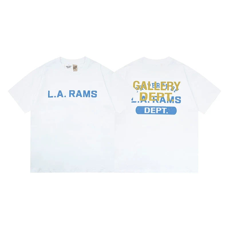 Gallery Dept L.A. Rams White Short Sleeve Tee