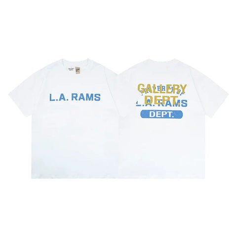 Gallery Dept L.A. Rams White Short Sleeve Tee
