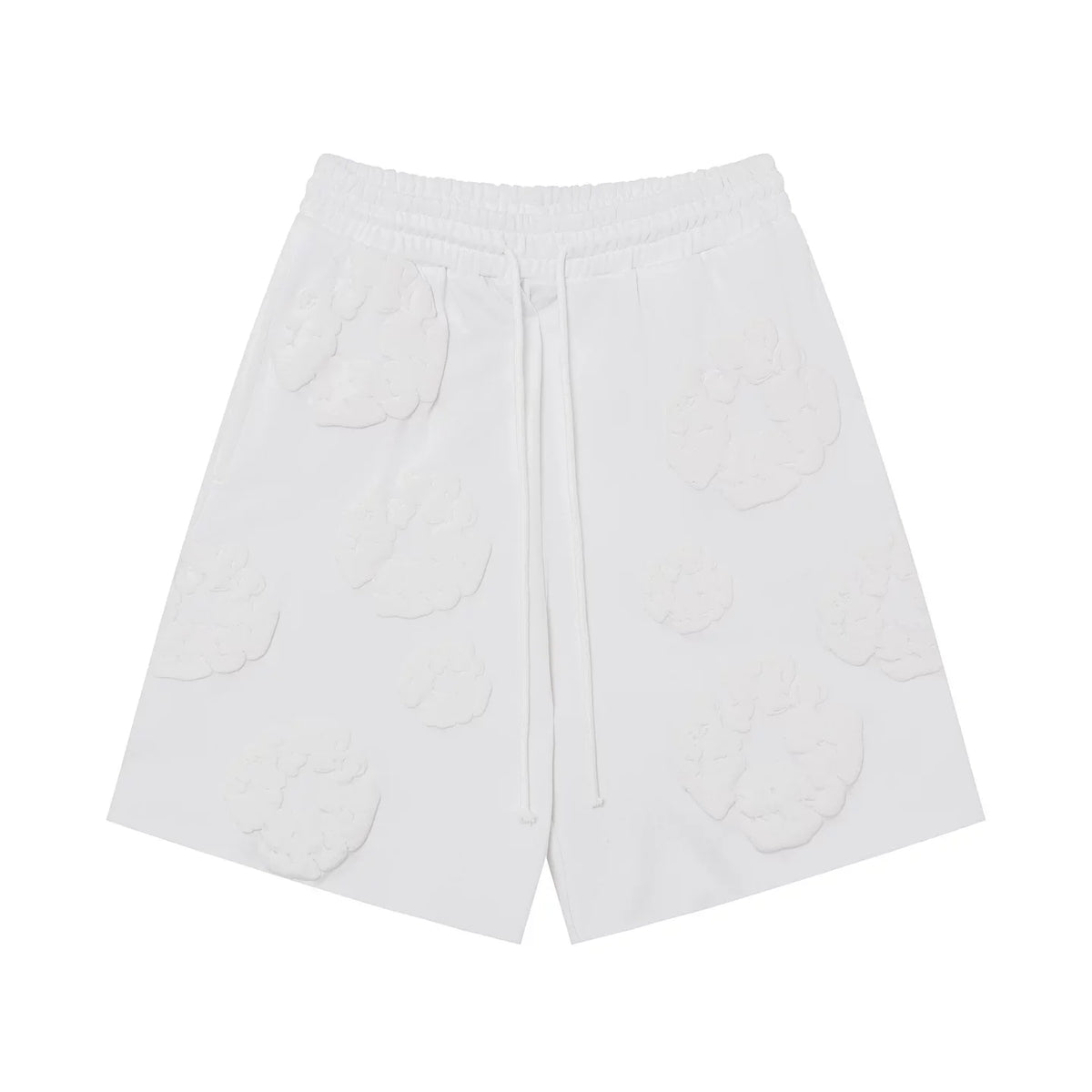 Denim Tears Cotton Wreath White Unisex Sweat Shorts