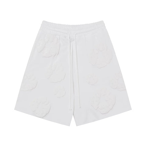 Denim Tears Cotton Wreath White Unisex Sweat Shorts