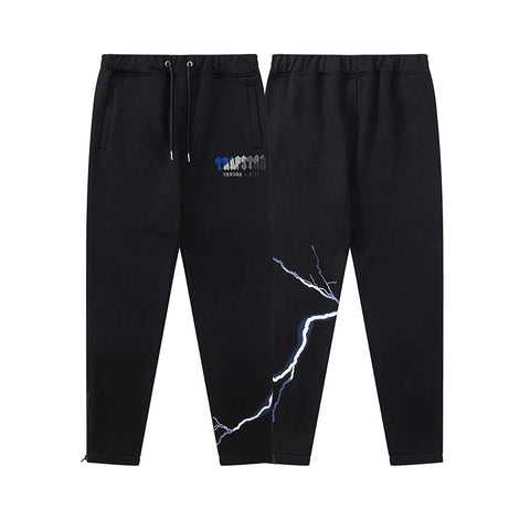 Trapstar niche trendy brand sweatshirt trousers sports leisure suit men and women couple autumn and winter plus velvet letter embroidery (53)