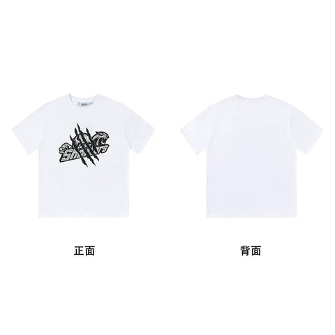Trapstar short-sleeved T-shirt summer 2025 new letter print men and women casual loose round neck European and American trendy ins (11)