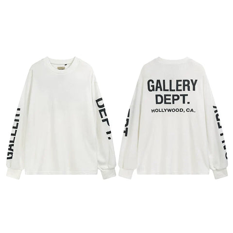 GALLERY DEPT HOLLYWOOD Waffle Long Sleeve Tee