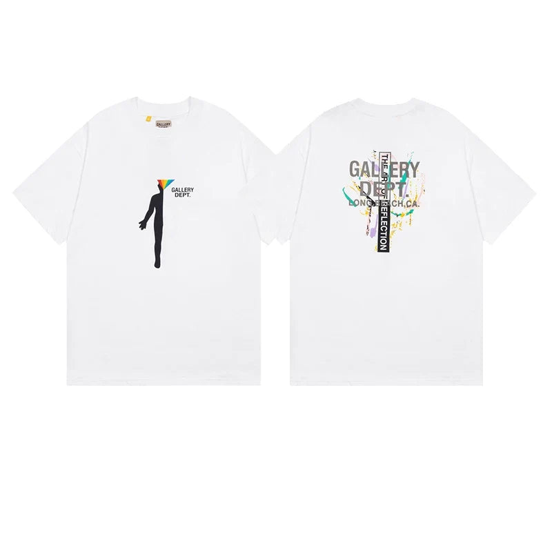 Gallery Dept The Art Of Reflection Figure Graphic White Short Sleeve Tee