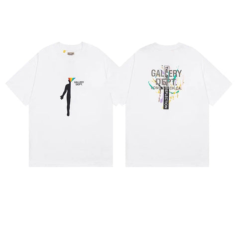Gallery Dept The Art Of Reflection Figure Graphic White Short Sleeve Tee