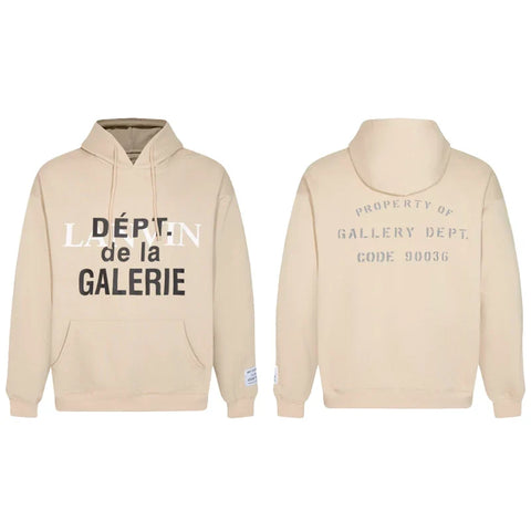 GALLERY DEPT CODE 90036 HOODIE BEIGE