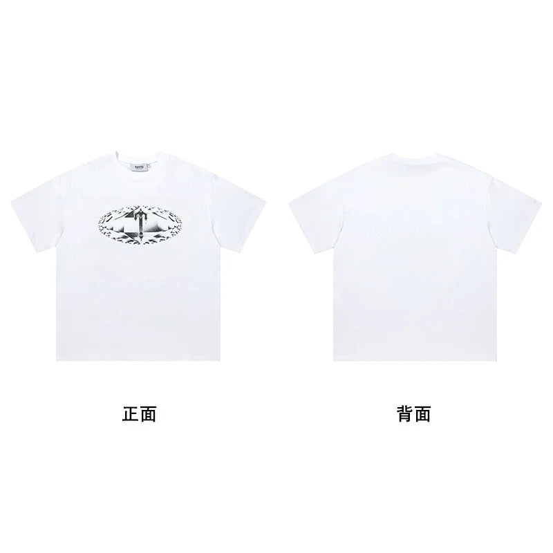 Trapstar short-sleeved T-shirt summer 2025 new letter print men and women casual loose round neck European and American trendy ins (41)