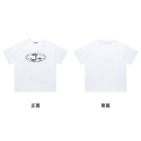Trapstar short-sleeved T-shirt summer 2025 new letter print men and women casual loose round neck European and American trendy ins (41)