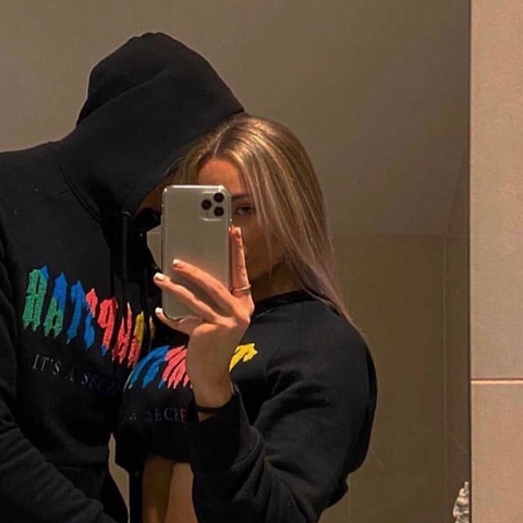 Trapstar niche trendy brand sweatshirt trousers sports leisure suit men and women couple autumn and winter plus velvet letter embroidery (2)