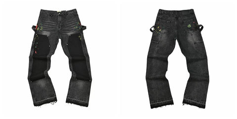 Gallery Dept Multi‑Fabric Patchwork Carpenter Jeans