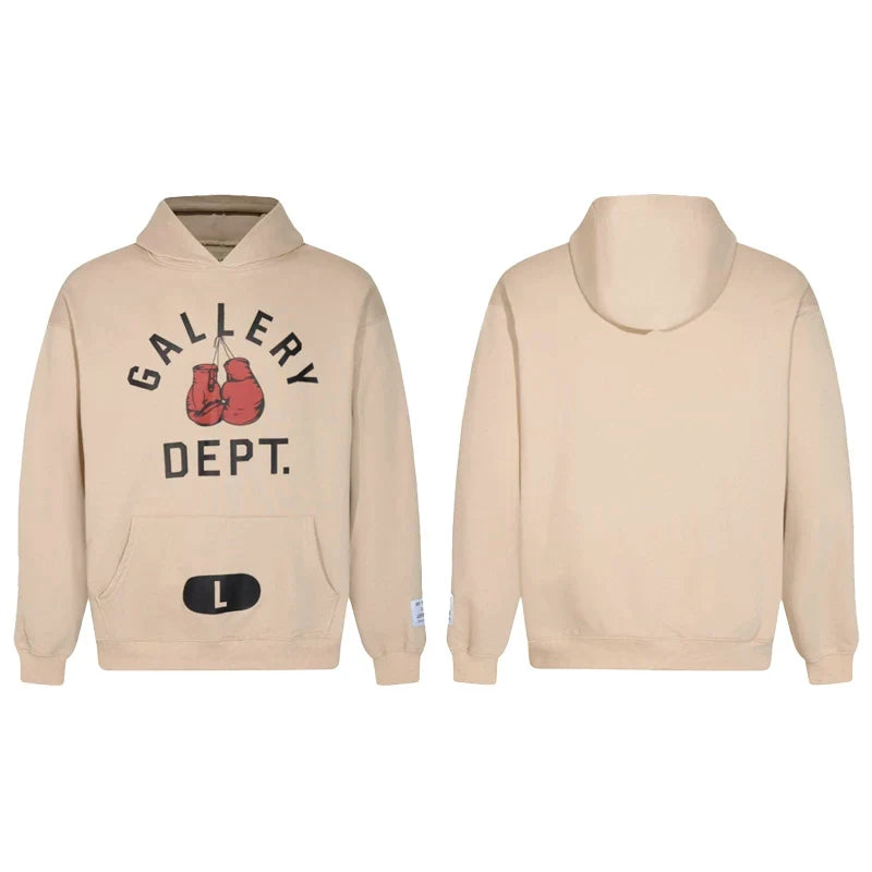 GALLERY DEPT BOXING GLOVES HOODIE BLUE