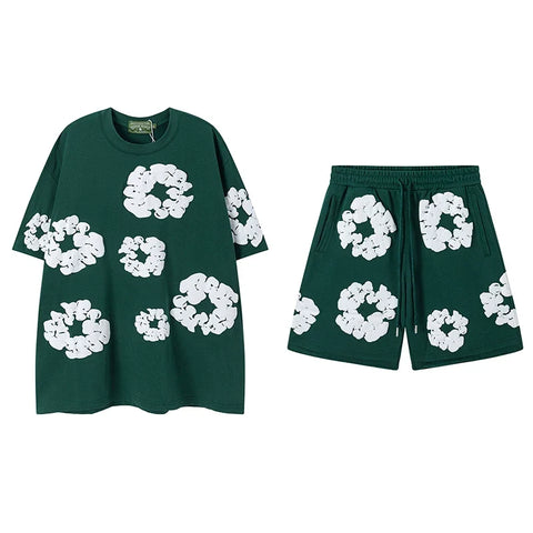 Denim Tears Green Cotton Wreath Matching Set